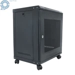 Secure 12u Wall Mount Network Cabinet 15.5-inch Depth With Lock. Fixed Price $117.80.