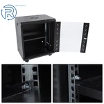 12u Server Rack Enclosure Maximum Depth 15.5" Wall Mount Network With Locks. Fixed Price $93.07.