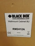 Black Box 8u Wallmount Cabinet 22"w X 23.6"d M6 50-lb. Capacity - Rm2412a. Fixed Price $299.95.