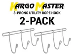 2 Pack - Kargo Master J Hook 3 Prong / Shelf Accessories Grey. Fixed Price $48.99.