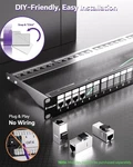 Vcelink 24-port All Metal Blank Keystone Shielded Patch Panel 1u Rackmount House. Fixed Price $24.90.