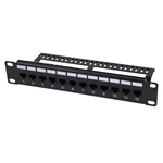 12port Cat6 Patch Panel 10 Inch 1u Rack Mount Modular Keystone Coupler. Fixed Price $43.10.