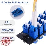 Vfltool 4pc Lc Duplex Fiber Adapters Lgx Blue For Patch Panel. Fixed Price $104.41.