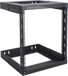 12u Wall-mount Open Frame Rack For Server & Network Equipment, Adjustable Depth. Fixed Price $174.99.