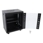 12u Network Rack Enclosure 15.5" Deep With Lockable Glass Front Door. Fixed Price $91.83.
