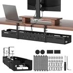 Sureup9 Under Desk Cable Management Tray, Expandable 25.2" 38.6" Heavy Duty C.... Fixed Price $159.91.