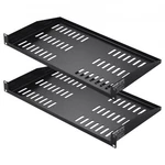 Vevor 2pcs 1u Server Rack Shelf,10"/254 Mm Depth,50 Lbs Max Load Capacity Vented. Fixed Price $46.85.