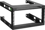 4u 19" Wall Mount Network Rack 17.7" Deep 2 Post Open Frame Cabinet Easy Assem. Fixed Price $144.99.