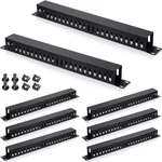 8 Pieces 19 Inch Cable Manager 1u 24 Slot Horizontal Server Rack Mount Black. Fixed Price $92.41.