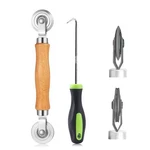 King&charles Screen Roller Tool, With Bearing - 2 In 1, Silver. Fixed Price $13.35.