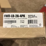 Middle Atlantic Fwd-lb-2a-4pk Lacing Rails Screwless. Fixed Price $25.00.