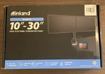 Inland Dlb212 Dual Flat Panel Tv/monitor Stand For 10 -30 Displays- New In Box. Fixed Price $40.00.