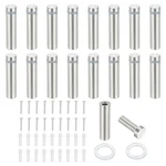 Patikil 1/2x2" Standoff Screws, 16 Pack Stainless Steel Stand Off Wall Mounts.... Fixed Price $23.58.