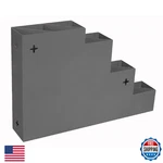 Durham 298-95 Wall Mountable Cable Tie Rack 3in Height 12.25in Width 18.1562in L. Fixed Price $108.14.