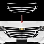 2018-2021 Chevy Equinox Chrome Snap On Grille Overlay Front Grill Covers Inserts. Fixed Price $119.99.