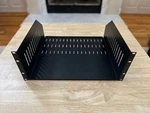 Royal Racks Roy1241 4u Rack Shelf. Black. Used. Good Condition. Local Pickup.. Fixed Price $30.00.