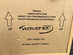 Wavenet 9u Wall Mount Av Rack Cabinet Plexiglass Front 21" W Fan For 19" Racks. Fixed Price $145.00.