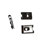 Zhoushi World #10 U -style Clip-on Nut, U-type Fasteners (25), #10, Black. Fixed Price $9.65.