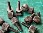 Hammond #10-32 X 5/8" Rack Mount Thumb Screws W/ Nylon Washer, Steel, Jar Of 100. Fixed Price $67.99.