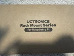 Uctronics Rackmount For Raspberry Pi, 19in Black Frame, Rack Mount Series. Fixed Price $59.00.