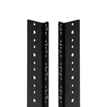 Navepoint Vertical Rack Rail Pair Diy Kit With Hardware, Black. Fixed Price $51.99.
