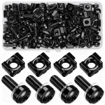 40 Pcs/20 Set Rack Mount Screws And Cage Nuts For Server Cabinet, Black .... Fixed Price $13.11.