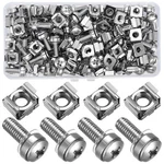 110 Pcs/55 Set Rack Mount Screws And Cage Nuts For Server Cabinet &.... Fixed Price $15.77.