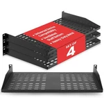 4-pack 1u Server Rack Shelf - Universal Device Mounting Tray. Fixed Price $95.99.