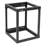 Navepoint 12u Side Load Wall Mount Network Rack, 21" Depth, Equipment. Fixed Price $550.00.