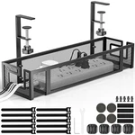Under Desk Cable Management Tray, Gzokmog 15.75" No 15.75", Black-1 Pack. Fixed Price $31.99.