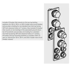 (2) Vertiv 514714 Circuit Breaker Mounting Kit. Fixed Price $94.97.