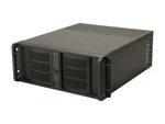 Istarusa D-400-6-black Black Steel 4u Rackmount Compact Stylish Server Chassis. Fixed Price $245.49.