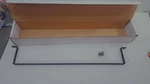 Gruber Cable Management Bar 23" Rack Black, 3.5" Deep, With Hardware. Fixed Price $27.99.