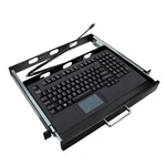 1u Industrial Rackmount Keyboard Drawer, With Touchpad, Usb, Black. Fixed Price $509.00.