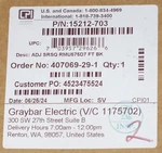 Cpi Chatsworth Products 15212 703 Adjustable Sever Rack Srsq Rmu575d7 7' Black. Fixed Price $550.00.