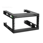 4u 19" Wall Mount Network Rack 17.7" Deep 2 Post Open 4u, Black. Fixed Price $130.52.