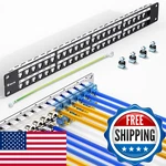 Enmane 48port Blank Keystone Patch Panel Rackmount&wall Mount 1u 19-inch Network. Fixed Price $51.09.