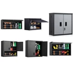 Uimoso Metal Wall Storage Cabinet W/adjustable Shelf, Door, 120-360 Lb Capacity. Fixed Price $91.99.
