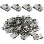 Hordion 40pcs 5/16" 18 Regular Extruded U Nuts, Stainless Steel Clipon Nut.... Fixed Price $19.87.