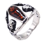 Gothic Double Skull Raising Coffin Ring Stainless Steel Vampire Blood Biker. Fixed Price $13.98.