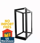 Raising Electronics 24u 4-post Open Frame Server Rack 19" Adjustable Aluminum Ul. Fixed Price $155.36.