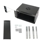 6u Steel Wall Mount Server Rack Cabinet 15.5" Deep Locking Glass Door. Fixed Price $79.38.