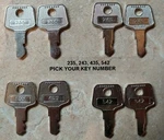 Apg 235, 243, 435, 542 Cash Drawer Key Pair - Fits Hp, Ncr, Micros, Vivonet Till. Fixed Price $19.49.