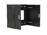 New Navepoint Flat Folding 9u Wall Mount Bracket Extendable Network Rack 19x17". Fixed Price $79.99.