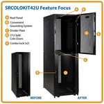Tripp Lite Colocation Kit For 42u Rack Enclosures Model Srcolokit42u. Fixed Price $1524.87.
