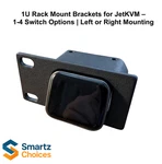 1u 19 Or 10 Rack Mount For Jetkvm Modular Bracket 1 4 Switches L R. Fixed Price $9.99.