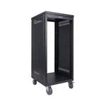 Sound Town 21u Universal Steel Rack, W/ 3" Locking Casters, Vented Side Panel.... Fixed Price $281.14.