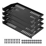 Vevor 1u Server Rack Shelf 4 Pcs 10 In Depth Vented Wall Mount Tray. Fixed Price $48.90.