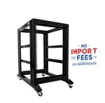 Raising Electronics 15u 4-post 19" Open Frame Server Rack 400lb Adjustable. Fixed Price $146.11.