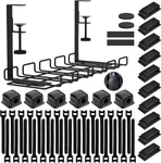 52-piece Under Desk Cable Management Tray Kit - 15.7 Black. Fixed Price $14.17.
